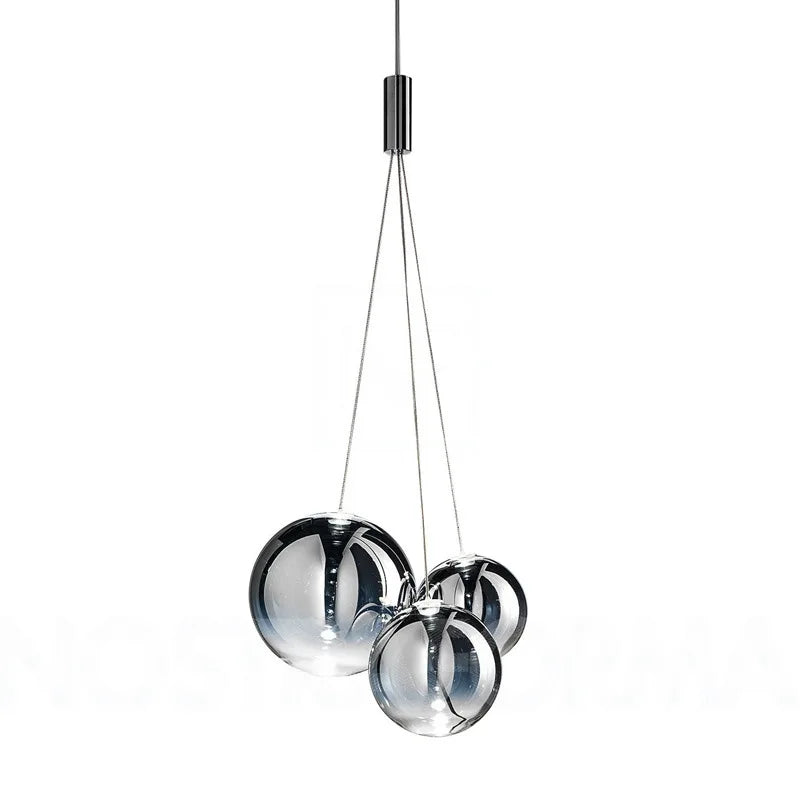 DecorBites™ Bubble Glass Chandeliers Pendant Lights for Kitchen Island and Dining Room