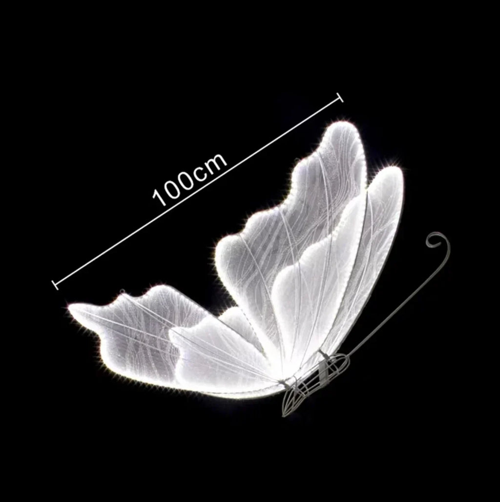 DecorBites™ Blue Lace LED Butterflies Lamp for Romantic Wedding Decor