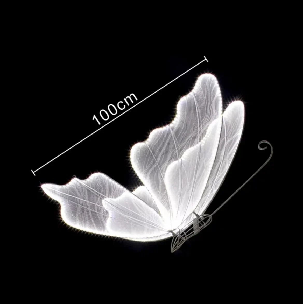 DecorBites™ Blue Lace LED Butterflies Lamp for Romantic Wedding Decor
