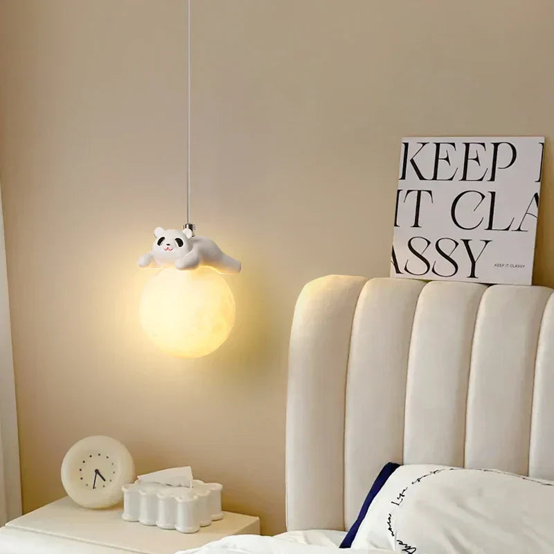 DecorBites™ Bear Bedroom Wall Lamp: Modern Chandelier for Home Decor and Indoor Lighting
