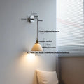 DecorBites™ Ceramic LED Wall Sconce Pull Chain Switch, Modern Nordic Bathroom Mirror Light