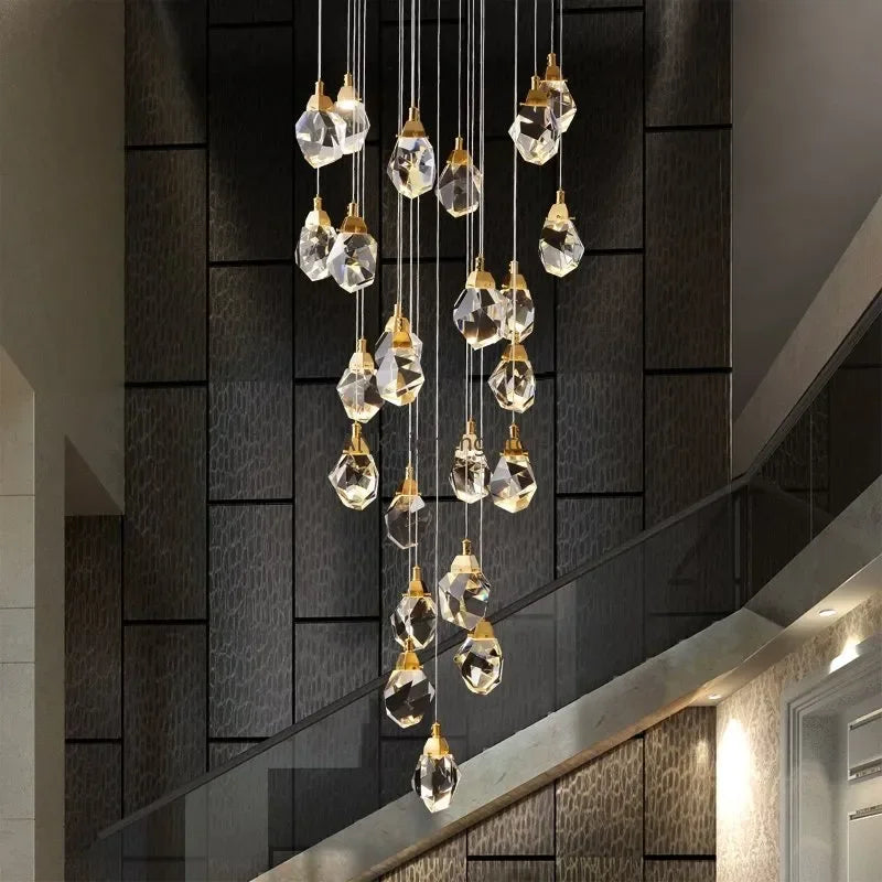 DecorBites™ Crystal Chandelier Pendant Lights for Elegant Home Decor