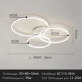 DecorBites™ LED Chandelier Modern Style Ceiling Lamp Bedroom Dining Room Light