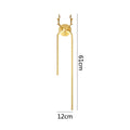 DecorBites™ Deer Head Wall Lamp Gold Art Decor Living Room Bedside Light