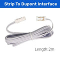 DecorBites™ 2-Pin COB LED Strip Connectors for 2835 5050 SMD Tape Light, 90° Angle Fixed Clip