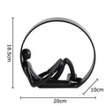 DecorBites™ Abstract Black Characters Sculpture Resins Desk Decoration for Aesthetic Room Decor
