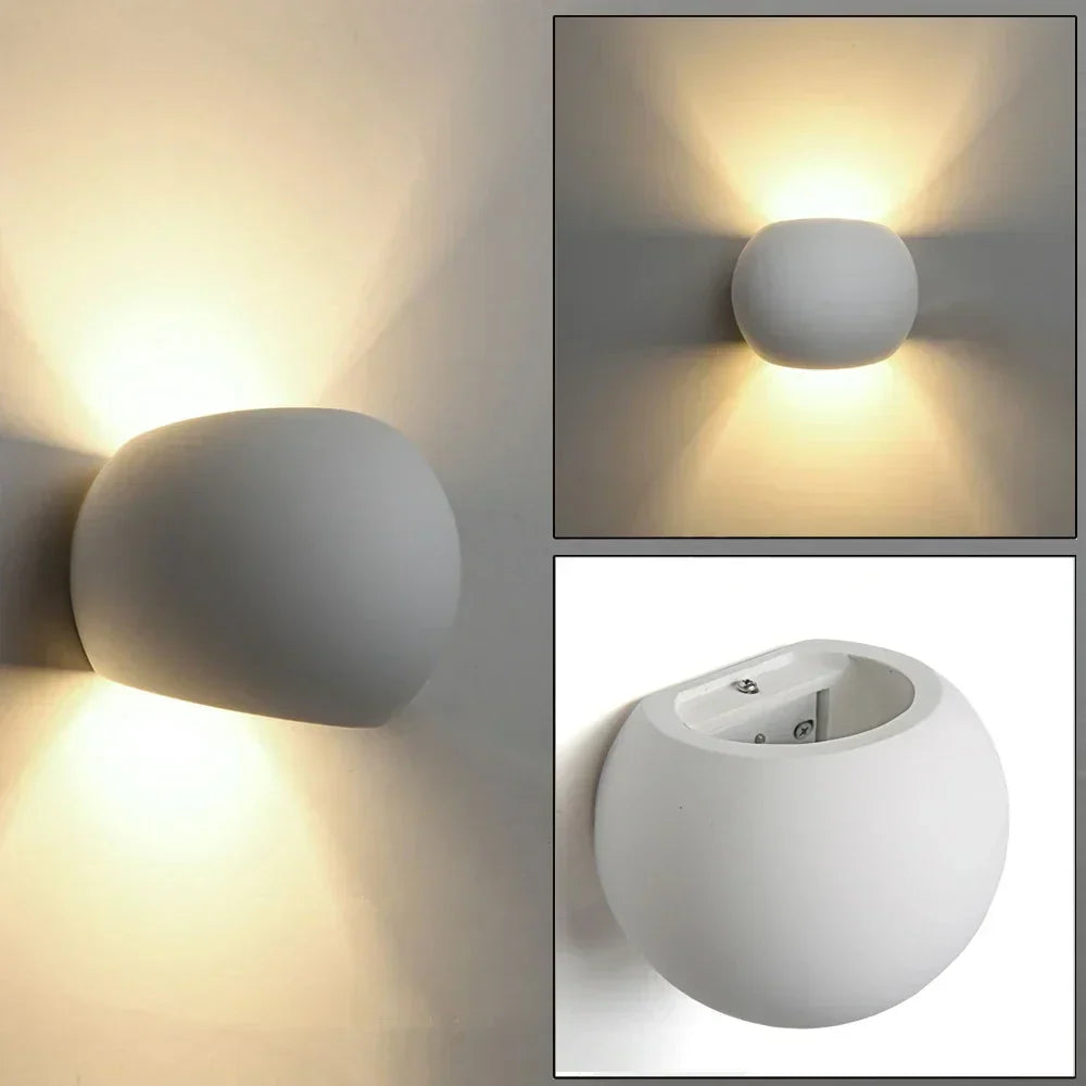 DecorBites™ LED Gypsum Wall Sconce 5W for Bedroom Living Room Kitchen Decor