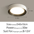 DecorBites™ LED Ceiling Lights: Modern Dimmable Square Circular Indoor Lighting for Bedroom, Balcony, Aisle