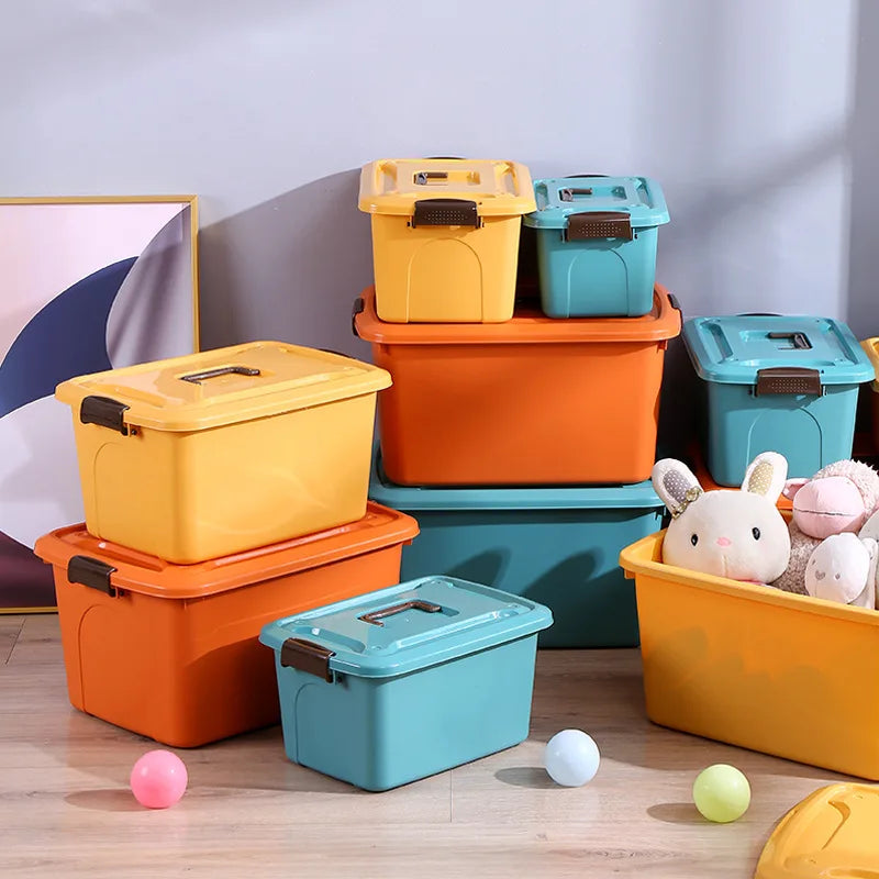 DecorBites™ Large Capacity Storage Box for Cosmetics, Toys, Snacks, Clothes Organizer