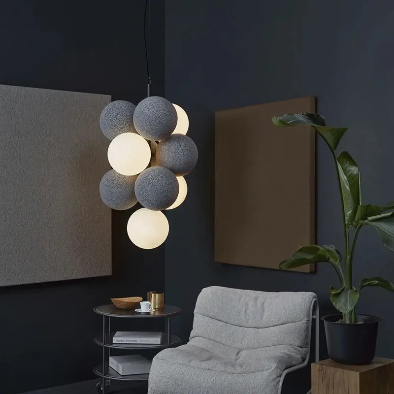 DecorBites™ Ball LED Ceiling Chandelier Modern Creative Kitchen Island Bedroom Pendant Lights