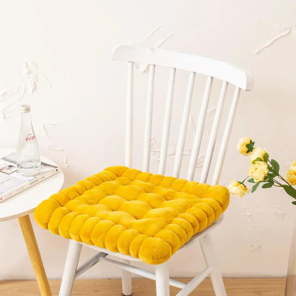 DecorBites™ Cookie Biscuit Cushion Soft Square Pillow for Living Room Chair Decor