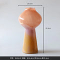 DecorBites™ Gradient Glass Vase Gourd Hydroponic Flower Arrangement Terrarium Bouquet Holder
