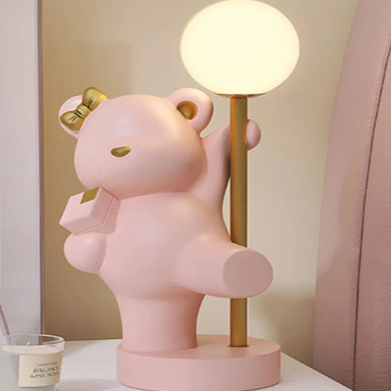 DecorBites™ Bear Princess Desk Night Light USB LED Lamp