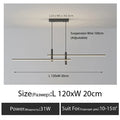 DecorBites™ Black Gold Nordic LED Pendant Chandelier for Dining Table - Modern Minimalist Design
