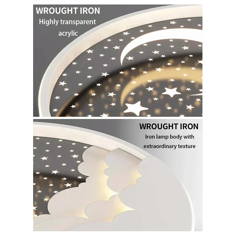 DecorBites™ Children's LED Ceiling Lamp for Nursery Bedroom Lighting