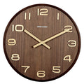 DecorBites™ Bamboo Wall Clock Modern Design Living Room Decor Timepiece