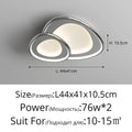 DecorBites™ LED Chandeliers White Chrome Kitchen Light Fixture Modern Home Lighting