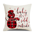 DecorBites™ Christmas Elk Letter Pillowcase 45x45cm for Living Room