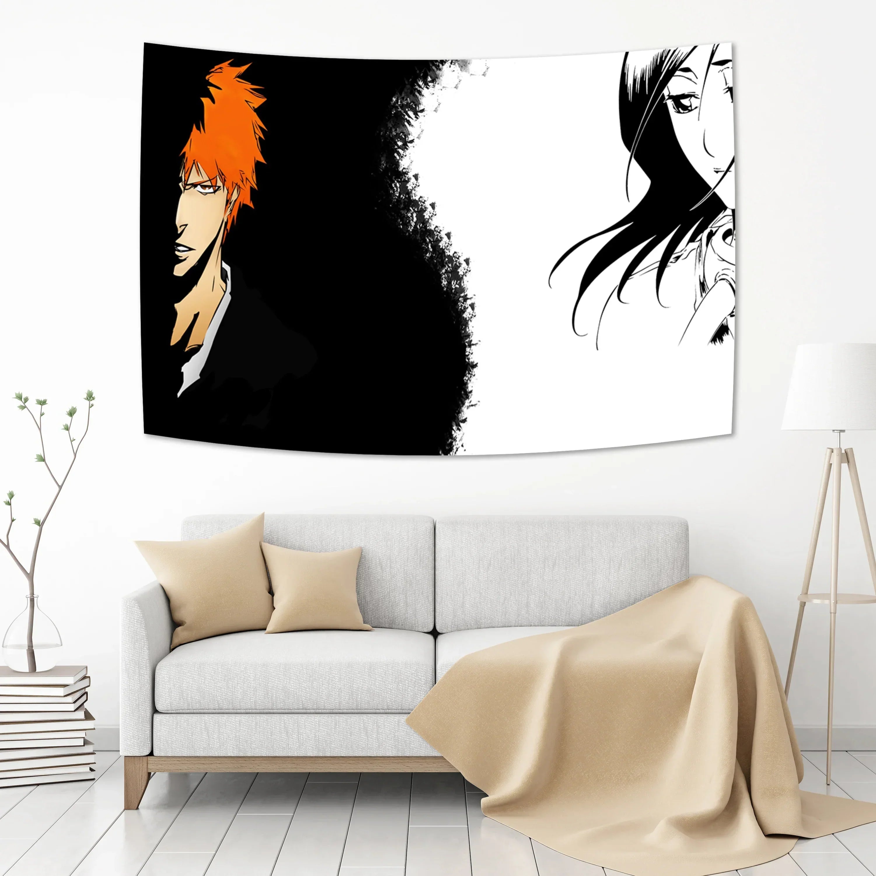 DecorBites™ Bleach Japan Anime Tapestry Wall Decoration Witchcraft Hippie Wall Hanging