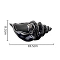 DecorBites™ Conch Ashtray: Silver Plated, Windproof Ceramic, Smoking Accessories, Home & Office ******************************************************************************/
