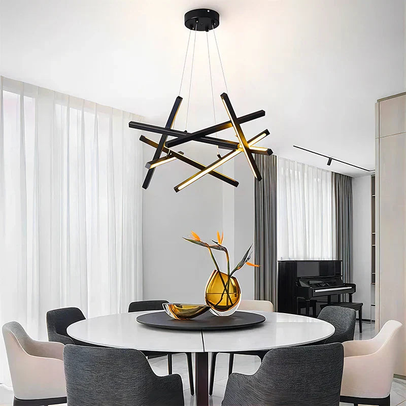DecorBites™ LED Chandelier Lighting for Living Room Bedroom Dining Room Decoration