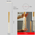 DecorBites™ Crystal Staircase Chandelier - Modern Gold LED Lighting for Living Room