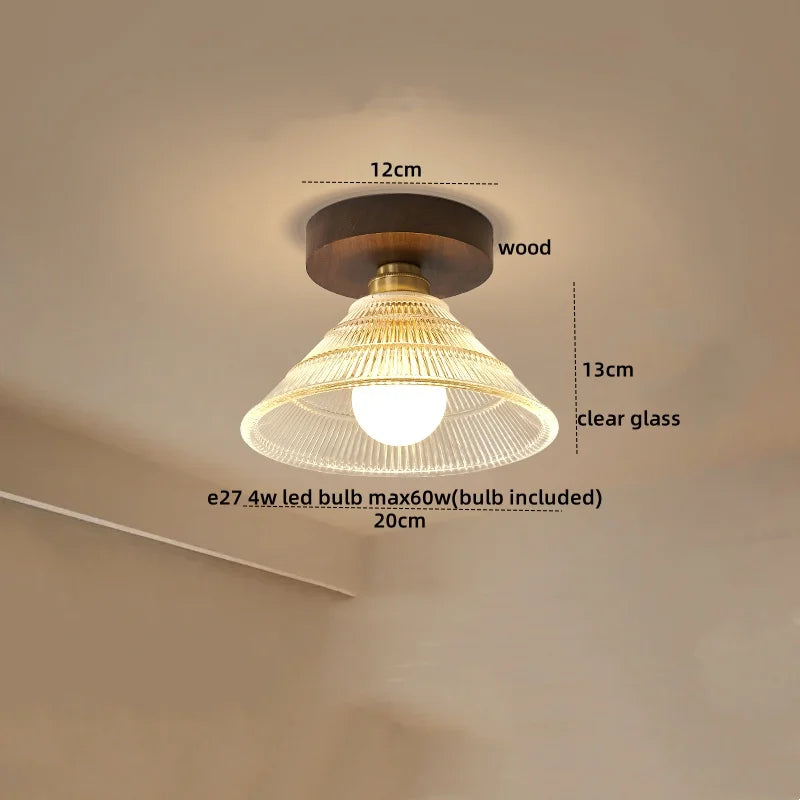 DecorBites™ Colorful Glass LED Ceiling Lamp Modern Style Light Fixture