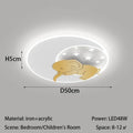 DecorBites™ Cartoon Elephant Rabbit Ceiling Light for Kid's Room
