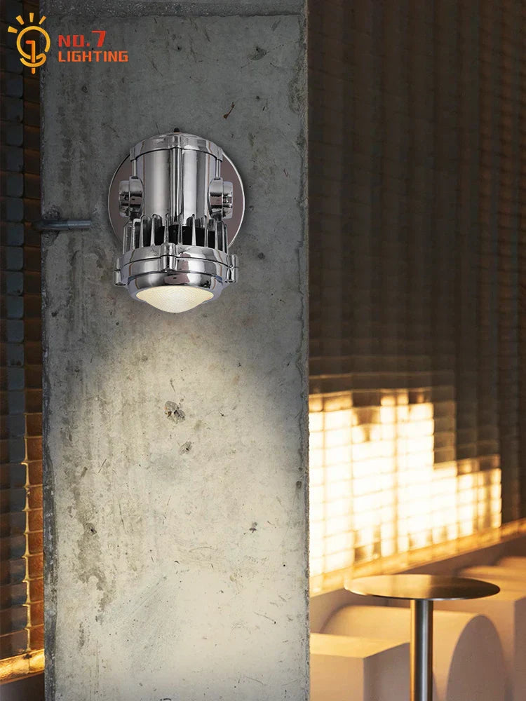 "DecorBites™ Industrial Wall Lamp: Vintage Retro Iron Art LED Interior Lighting for Home Decor"