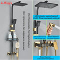 DecorBites™ Digital Display Thermostatic Shower Faucet Set Rainfall Shower Mixer