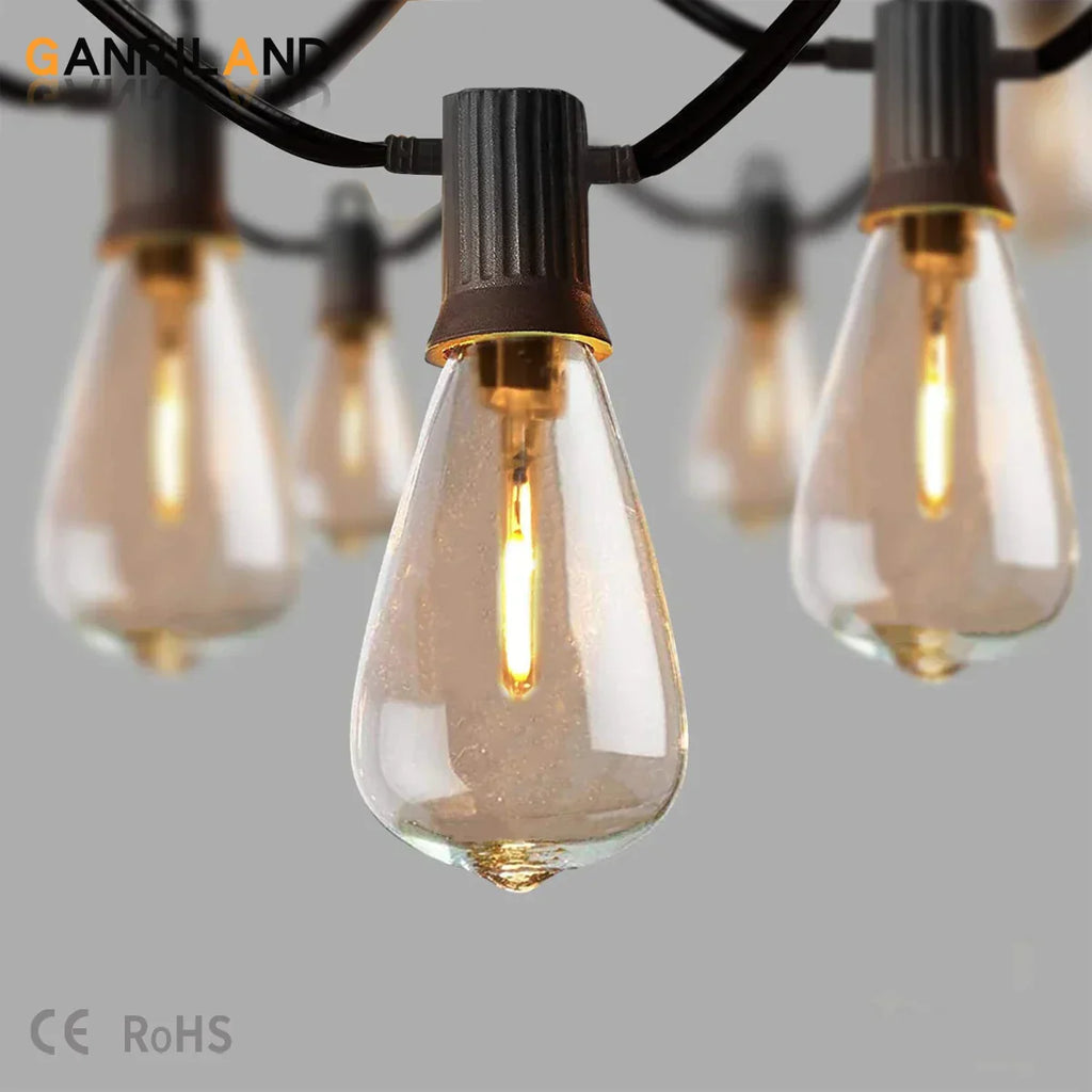 DecorBites™ LED String Lights Outdoor Fairy Backyard Patio Decor Waterproof IP44