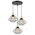 DecorBites™ Industrial Wood Ceiling Chandelier for Bedroom Cafe Bar Restaurant Decor