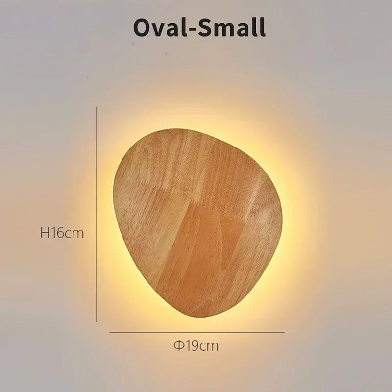 DecorBites™ LED Wooden Wall Lights Modern Minimalist Living Room Bedroom Decor