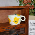 DecorBites™ Cartoon Pattern Ceramic Mug Set for Happy Dining and Tea Time