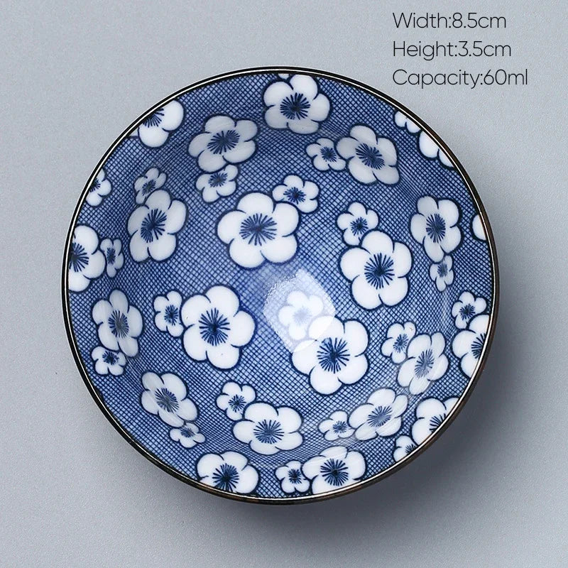 DecorBites™ Ceramic Kung Fu Tea Cup, Japanese Style Porcelain Espresso Coffee Cup