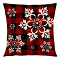 DecorBites™ Christmas Linen Cushion Cover 45x45cm Sofa Home Party Decor
