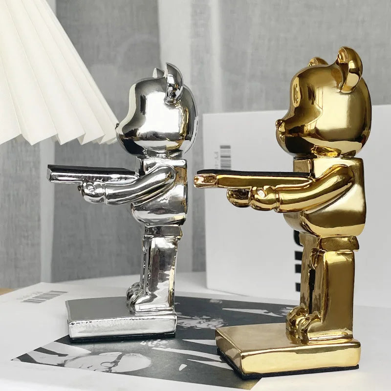DecorBites™ Bear Statue Watch Rack: Smart Watch Display & Storage Stand