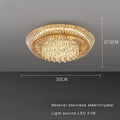 DecorBites™ Amber Crystal LED Ceiling Light for Luxurious Home Decor