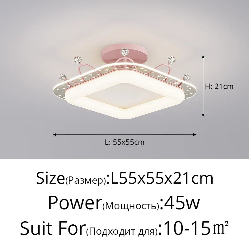 DecorBites™ LED Ceiling Lights: Modern Minimalist Indoor Lighting for Bedroom, Dining Room, and Study