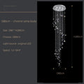 DecorBites™ Butterfly Crystal Chandelier for High Ceilings & Staircases