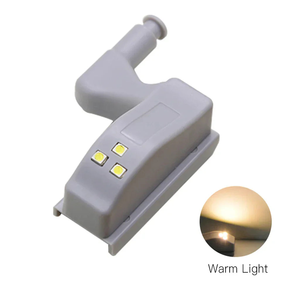 DecorBites™ LED Hinge Sensor Lights for Cabinet Wardrobe Kitchen Closet Bedroom