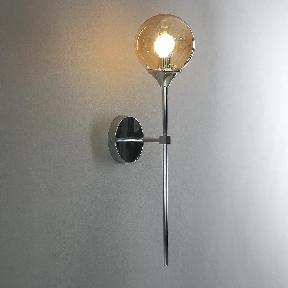 DecorBites™ Gold Glass Wall Lamp LED Indoor Light for Kitchen & Bathroom