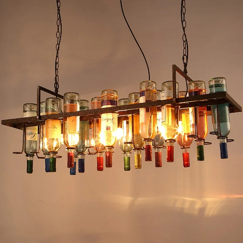 DecorBites™ Iron LED Pendant Chandelier for Kitchen, Bar, and Cafe