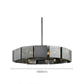 DecorBites™ Black Metal Pendant Lights: Stylish LED Luxury Hanging Lamp for Home Decoration