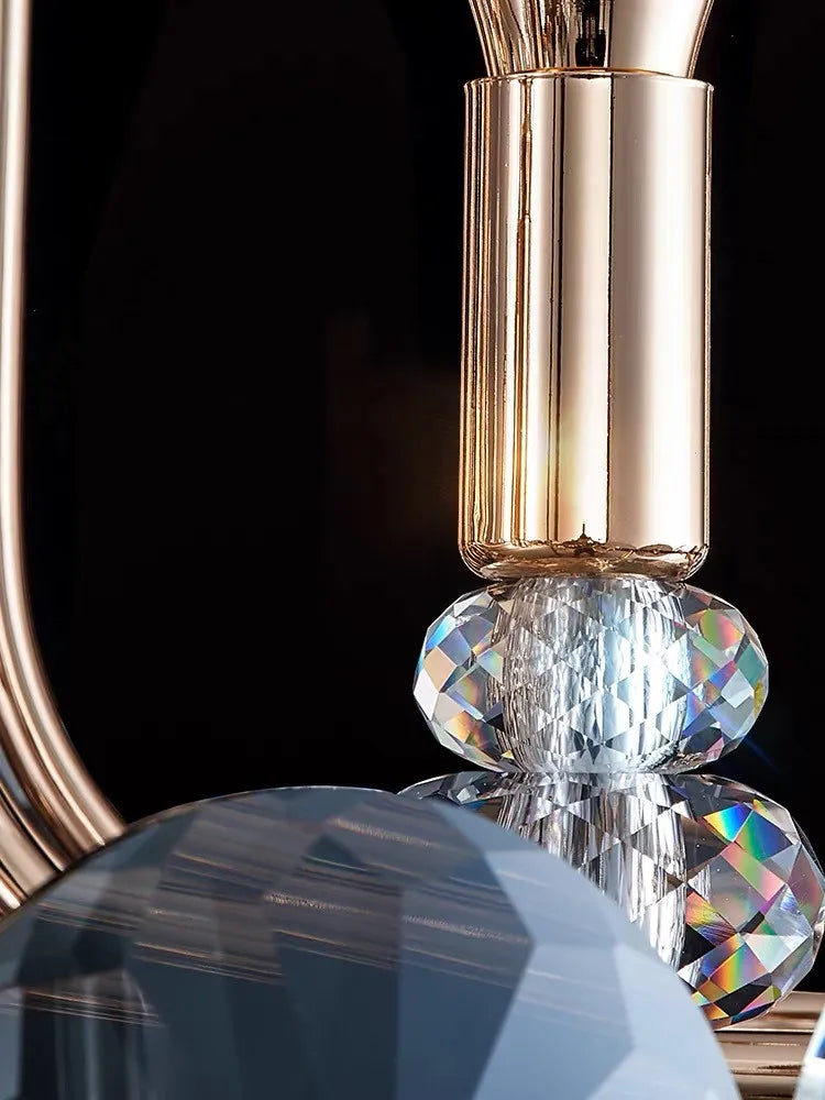 DecorBites™ Crystal Living Room Chandelier: Luxury European Designer Lighting Fixtures