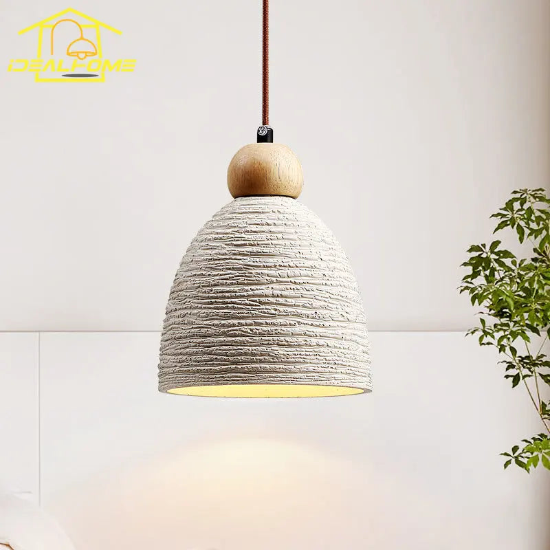 DecorBites™ Concrete Cement Pendant Lights LED E27 Industrial Art Decor Zen Décor