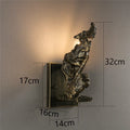 DecorBites™ Loft Face Wall Lamp Décor Salon Lights Retro LED Indoor Lighting