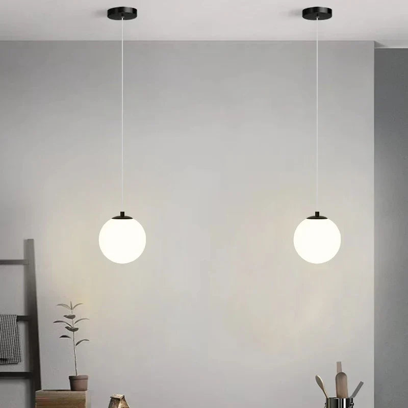 DecorBites™ Gold Glass LED Pendant Chandelier for Dining Room and Bedroom