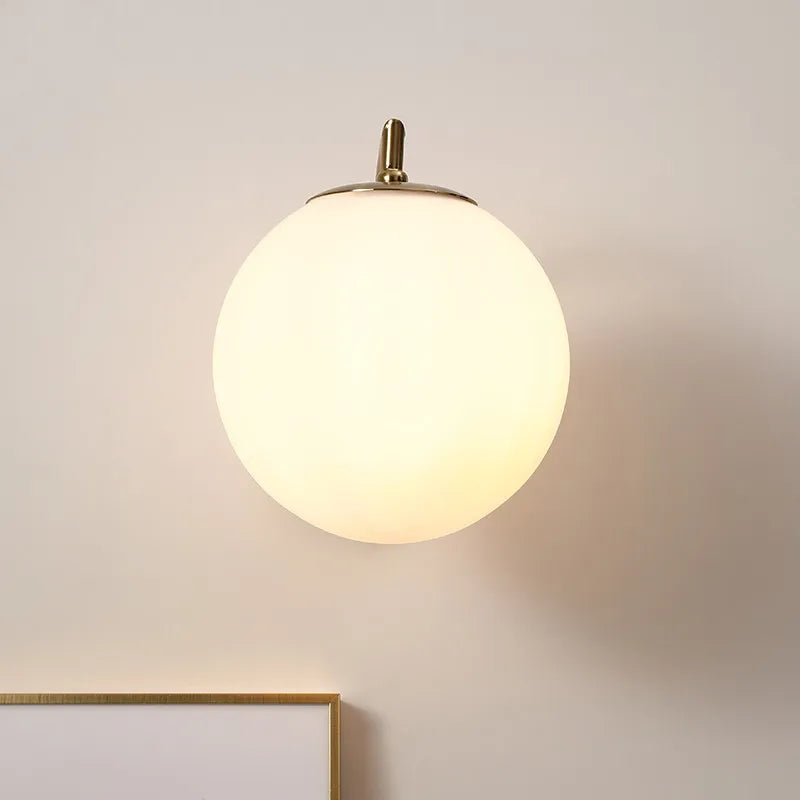 DecorBites™ LED Glass Iron Wall Light with Pull Chain Switch for Corridor Living Room Bedroom