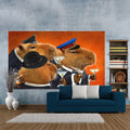 DecorBites™ Capybara Club Humor Tapestry 90x150 Funny Wall Hanging Carpet Bedroom Decor